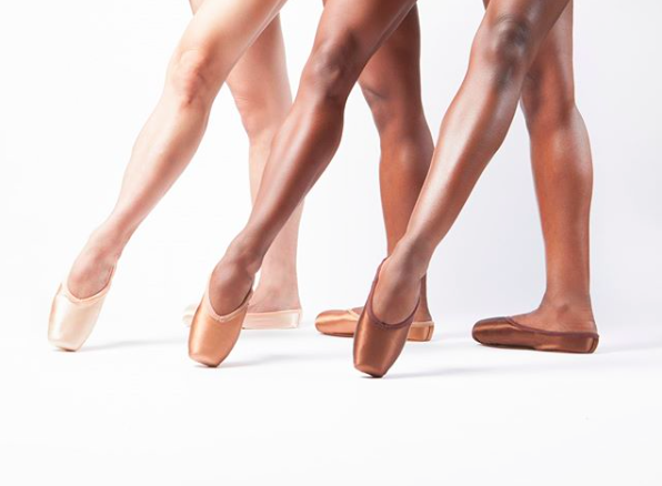 Ballet shoes are now being made for black and Asian dancers [Photo: Instagram/@freedoflondon]