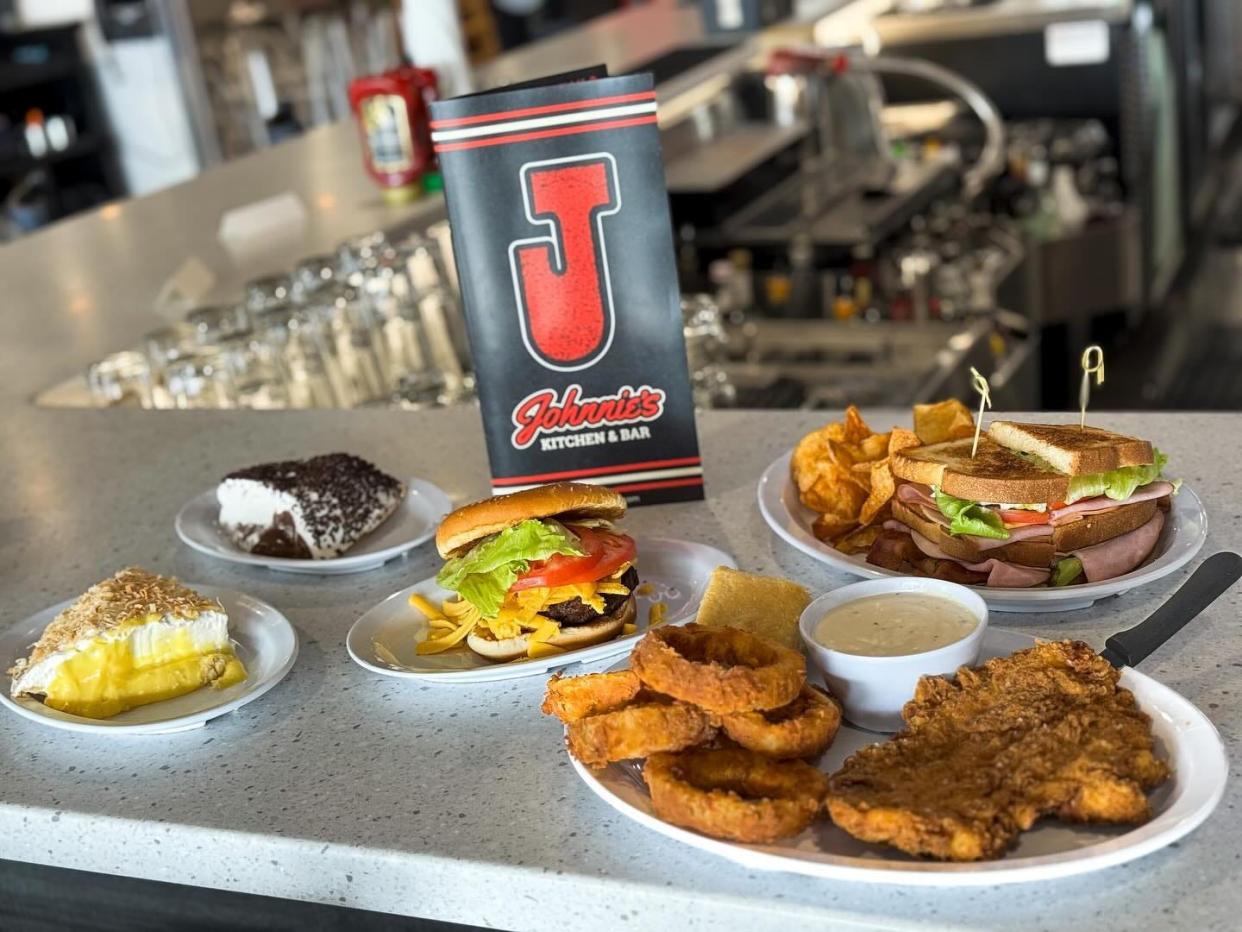 A selection of menu items available at Johnnie's Kitchen & Bar.