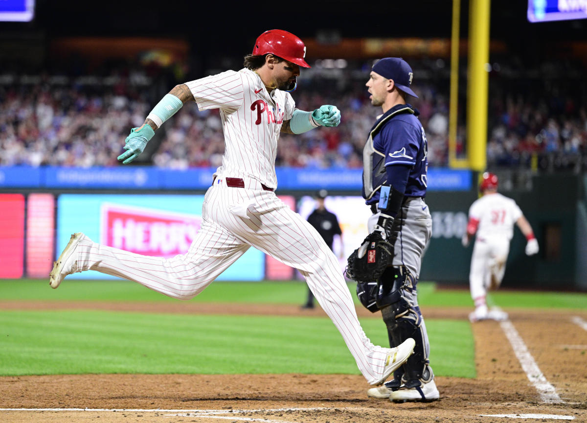 Weston Wilson drives in tiebreaking run with infield single as Phillies beat Rays 3-2 for sweep