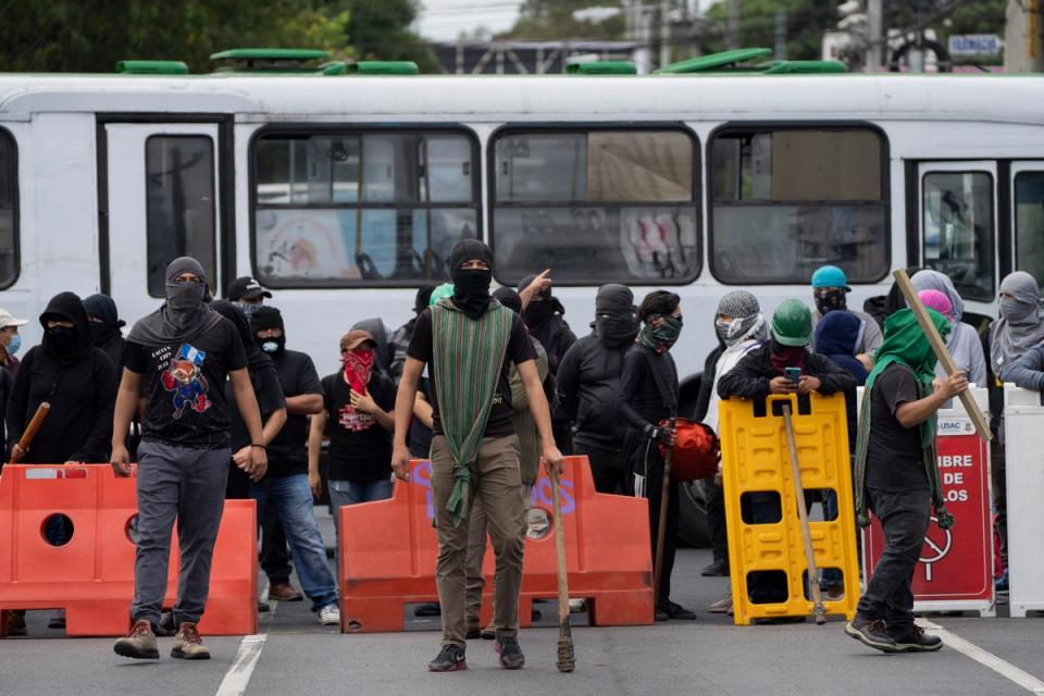 GUATEMALA-PROTESTAS (AP)