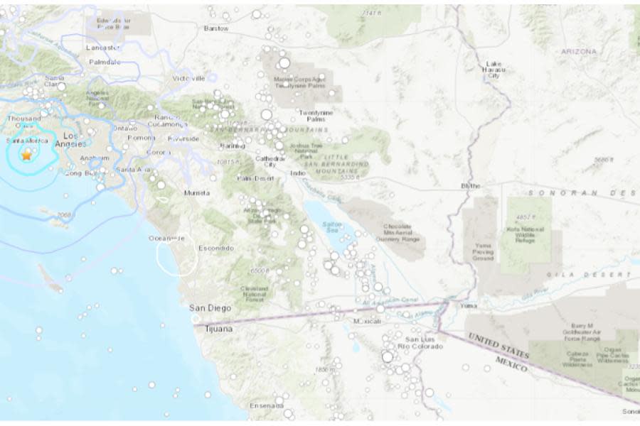 Sismos de distintas magnitudes sacuden a California 