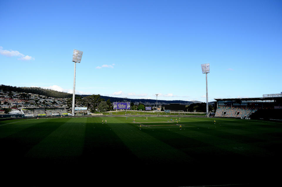 General View of Blundstone Arena on November 26, 2021.