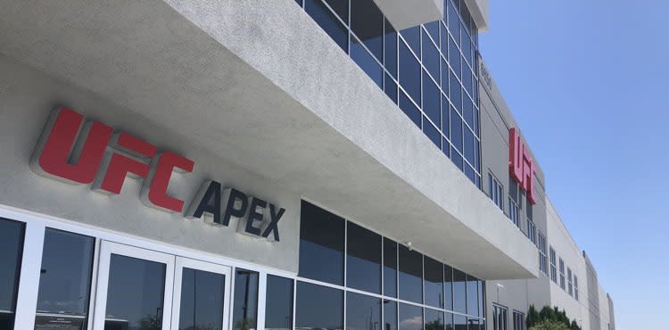 The UFC Apex in Las Vegas