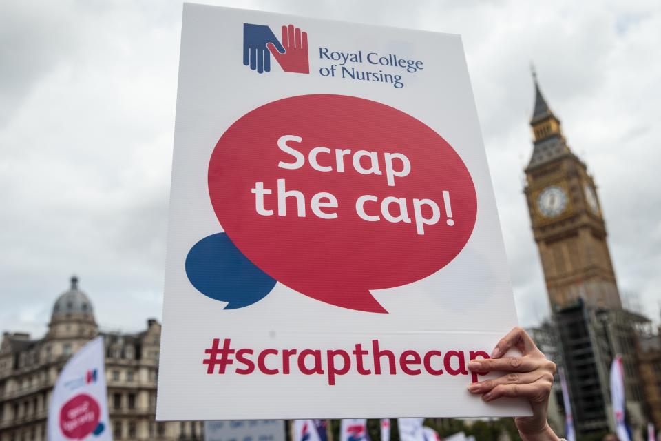 There has been pressure for the Government to end the 1% cap on public sector pay (Jack Taylor/Getty Images)