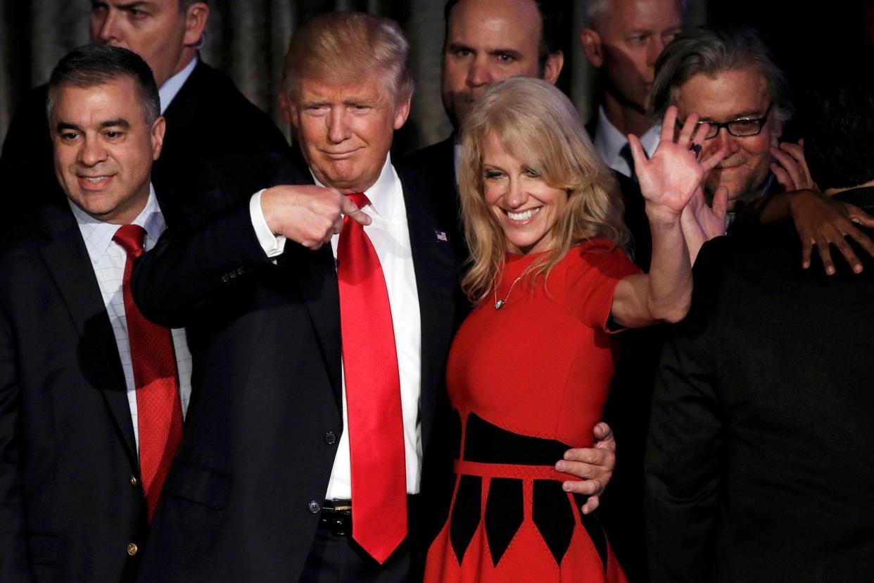 Trump has caused a rift between Kellyanne Conway and her husband, George: REUTERS