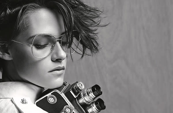 Kristen Stewart Chanel eyewear campaign.