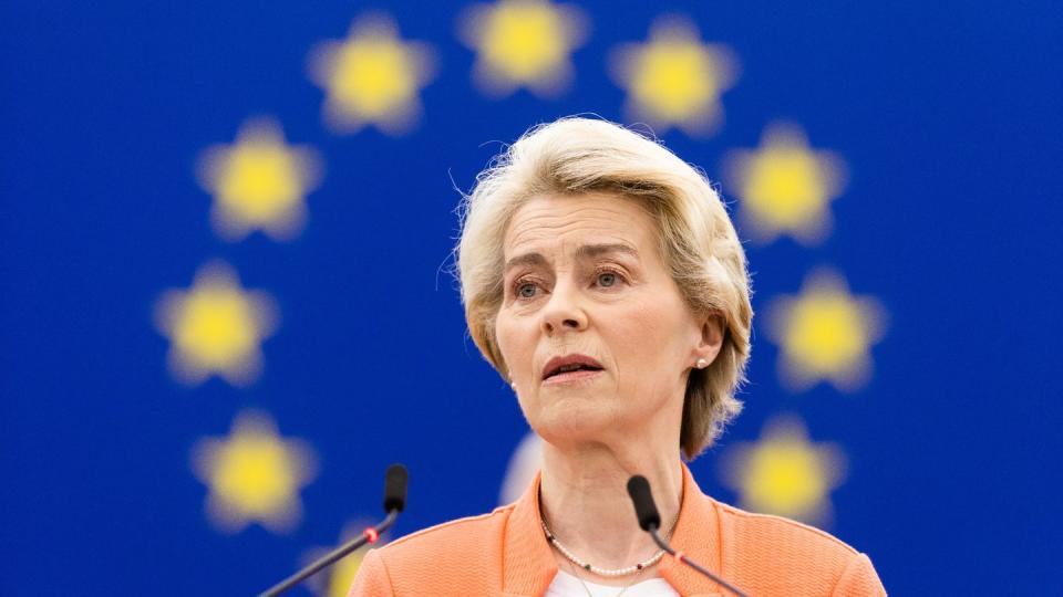 EU-Kommissionspräsidentin Ursula von der Leyen. (Bild: dpa)