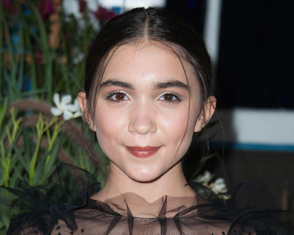 Um, we should all be doing Rowan Blanchard’s latest red carpet hairstyle for fall