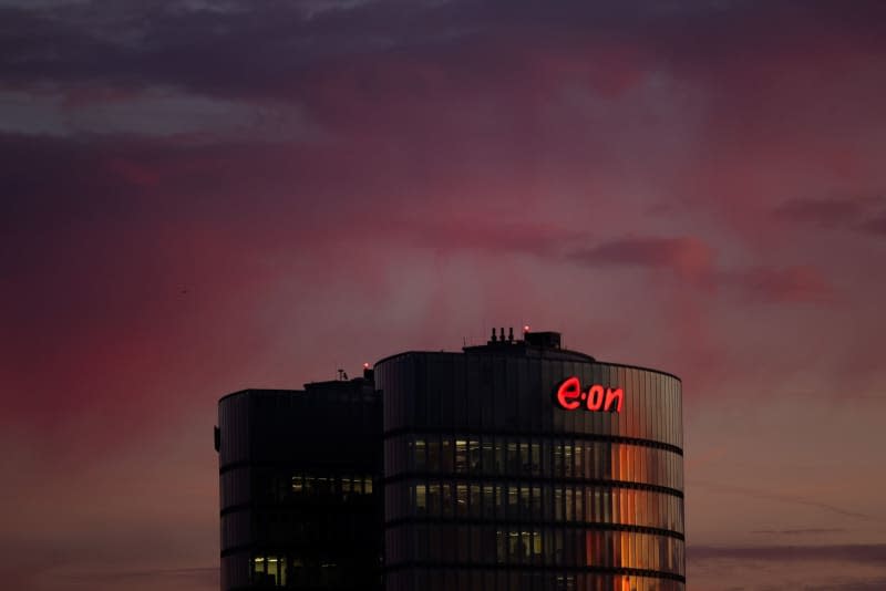 The headquarters of the energy group E.on is illuminated by the morning light. E.ON exceeds 2023 profit forecast as earnings rise 17%. Rolf Vennenbernd/dpa