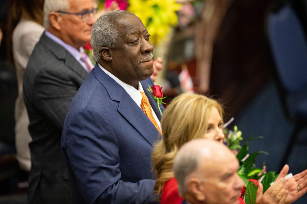 Rep. Webster Barnaby, R-Deltona, shown at opening day of the 2023 Florida Legislative Session in March, is among lawmakers who are seeking reelection in 2024.