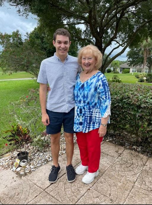 Carole Lanzer and her grandson Spencer