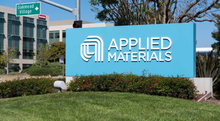 Applied Materials (AMAT) company sign outside office