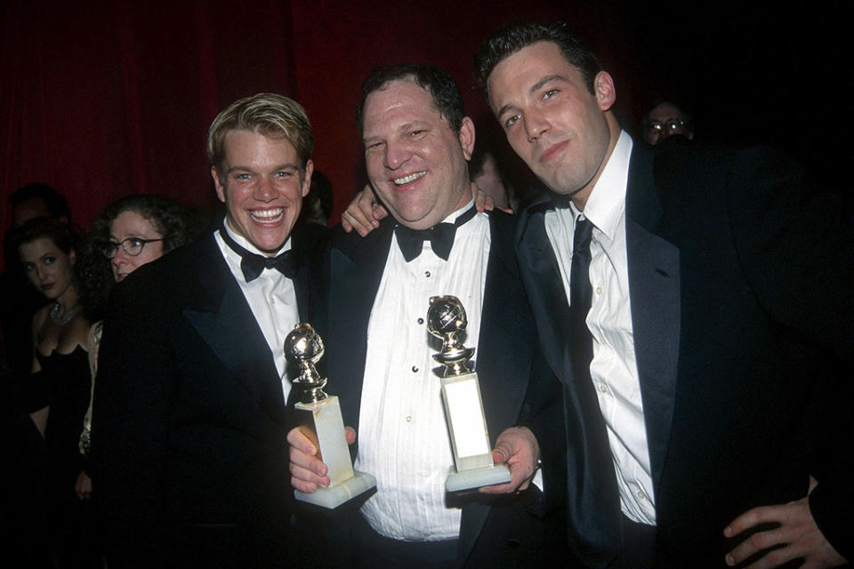 Matt Damon, Harvey Weinstein, and Ben Affleck