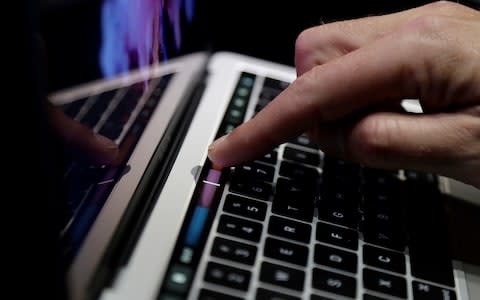 Apple Touch Bar - Credit: AP