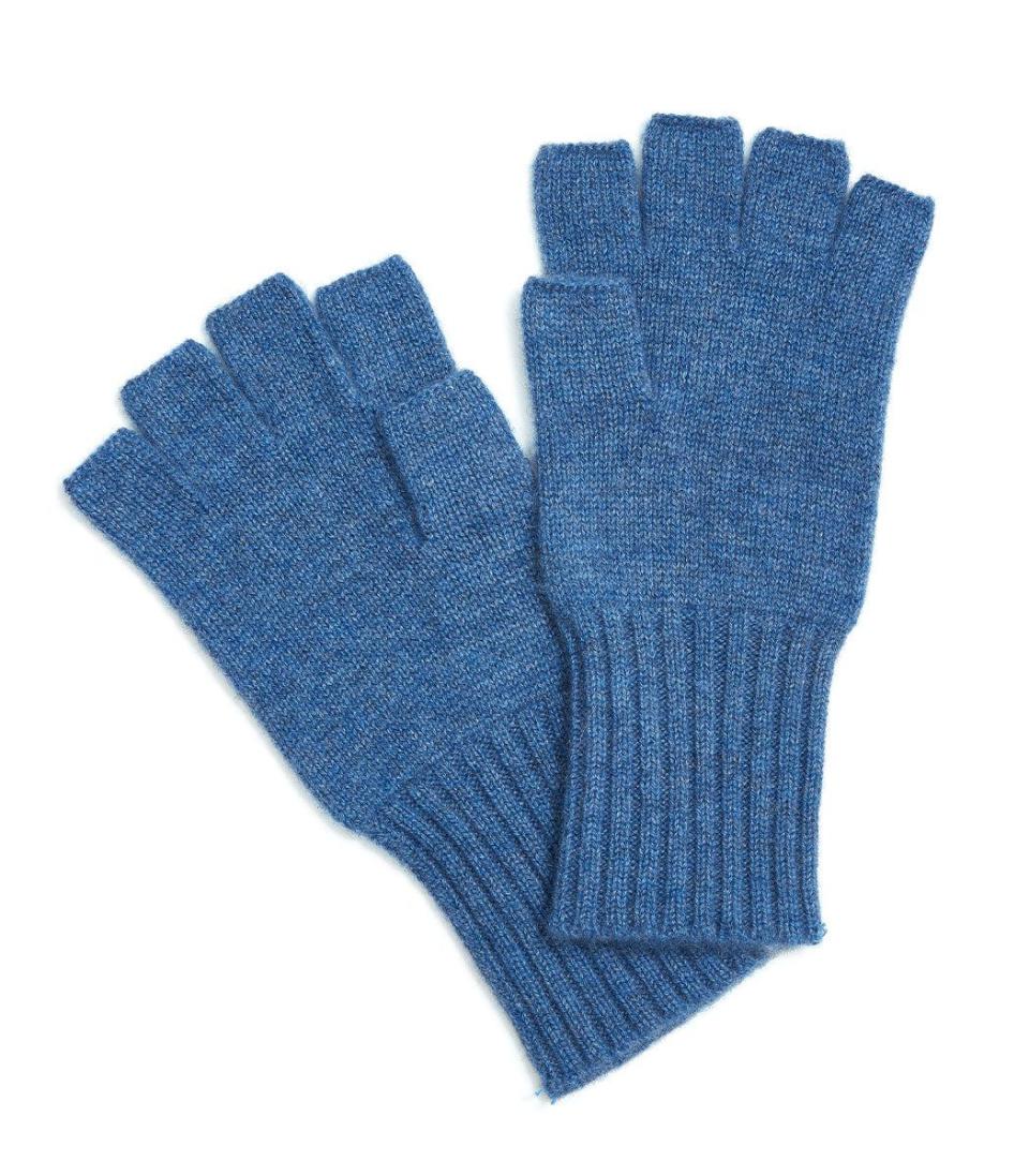 18) Cashmere Fingerless Gloves