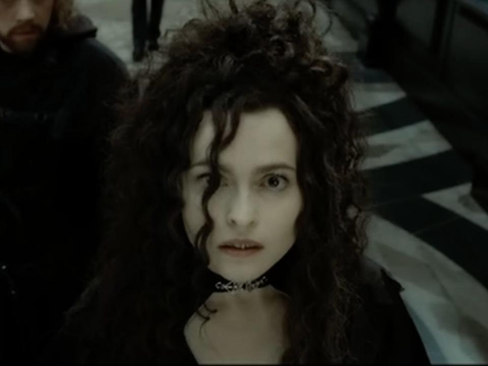 Helena Bonham Carter in "Harry Potter and the Deathly Hallows: Part 2" (2011).