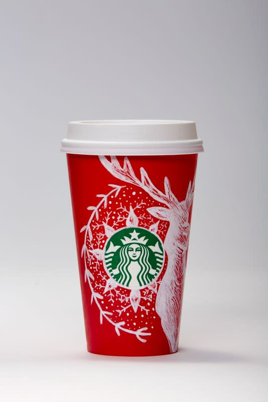 Starbucks Color Changing Holiday Cup/ Baby It's Cold Outside/ Starbucks Holiday  Cup/ Starbucks Hot Cup/ Holiday Cup/ Snowflake Cup 