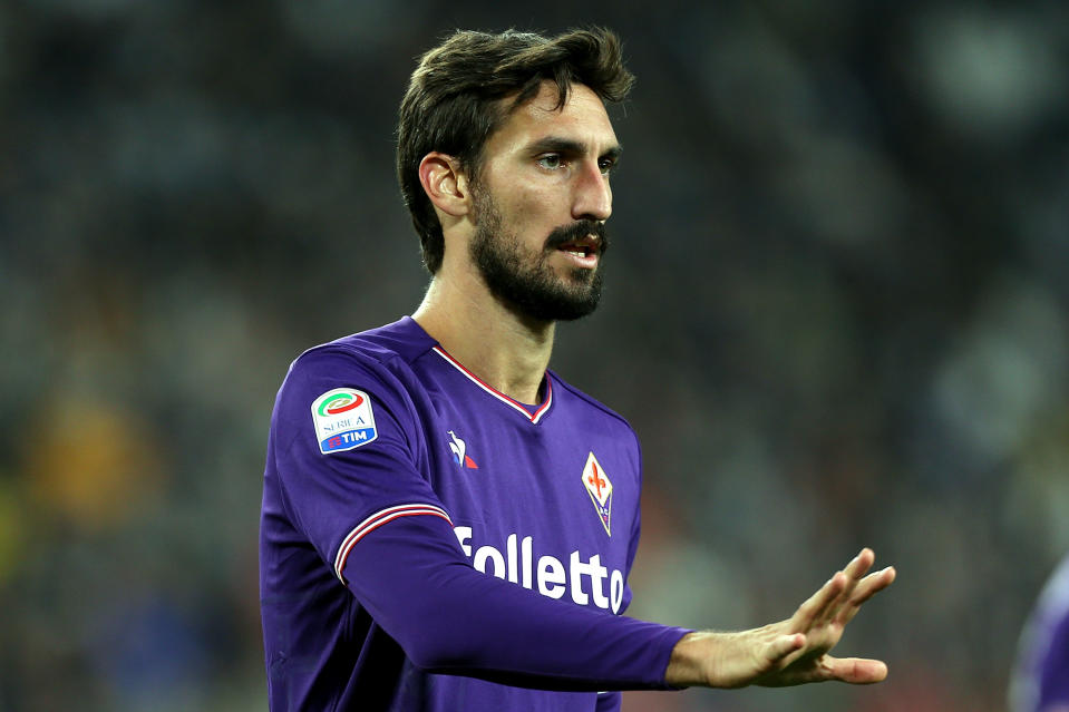 Davide Astori had been with Fiorentina since 2015. (Getty)