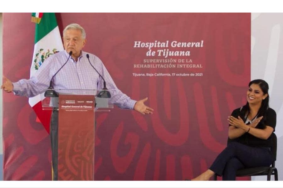 AMLO destaca trabajo de alcaldesa Monserrat Caballero referente a los derrumbes en Tijuana