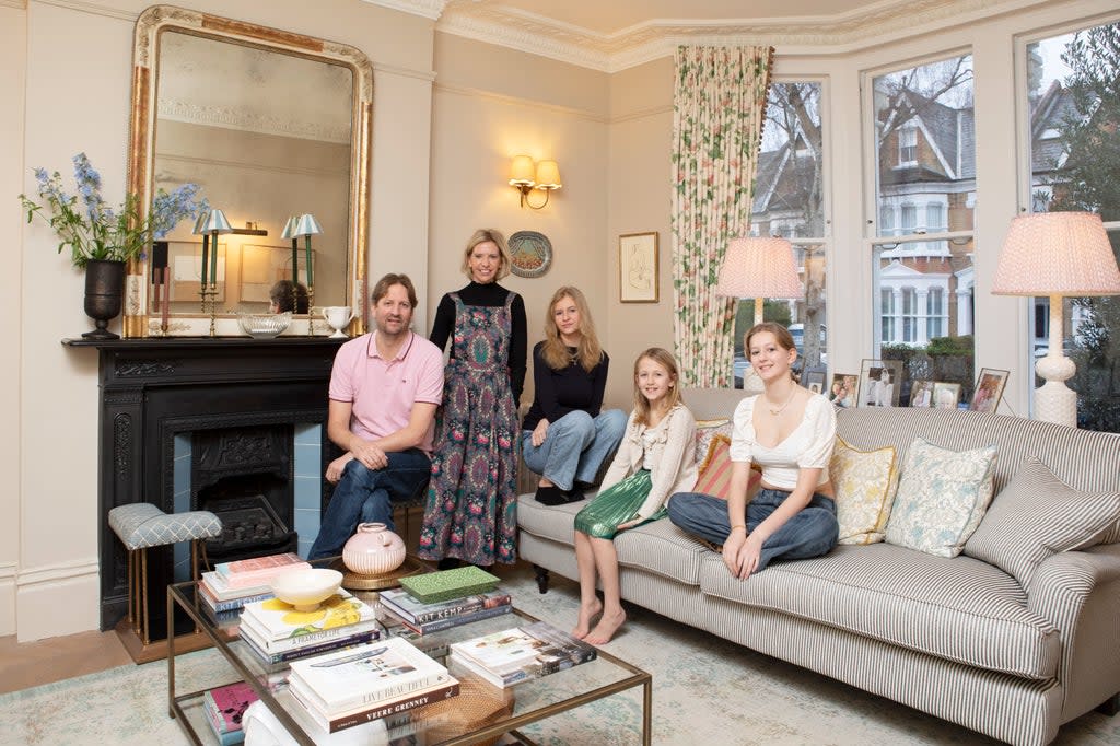 Luke and Laura Stephens with their daughters, Daisy, Skye and Tess (Adrian Lourie)