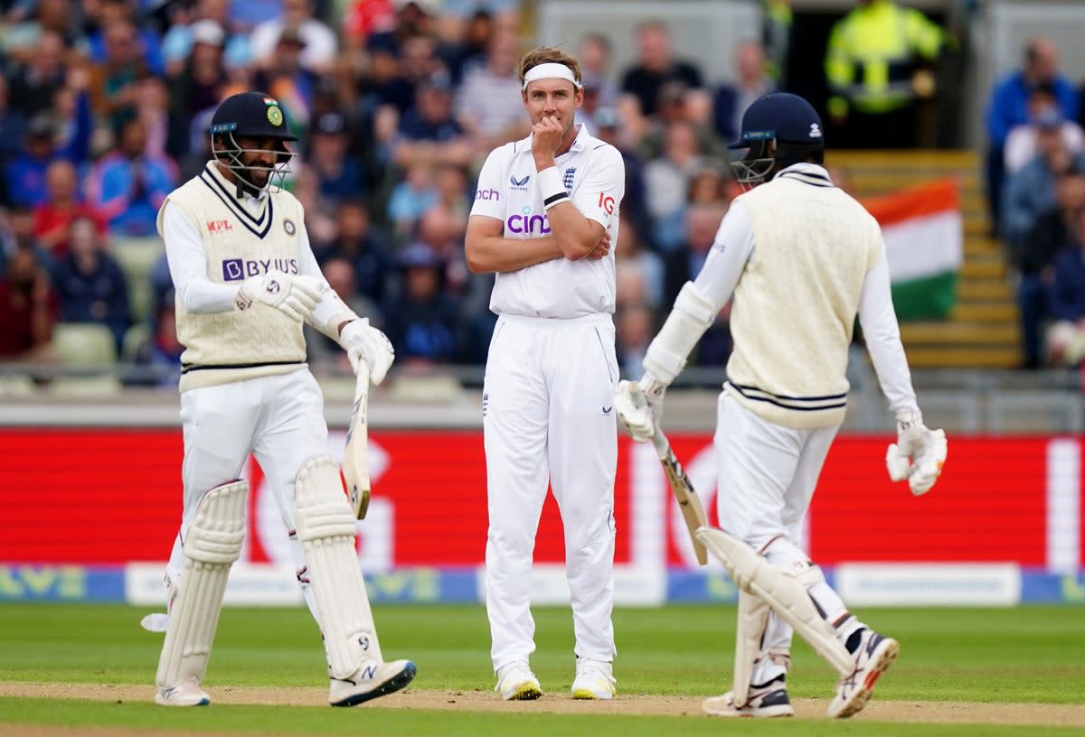 Stuart Broad broke an unwelcome record on Saturday (Mike Egerton/PA) (PA Wire)