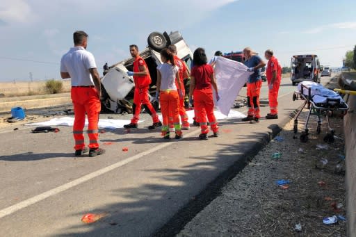 Twelve migrant agricultural workers were killed on August 6 when the van transporting them during tomato harvest season smashed into a lorry in southern Italy