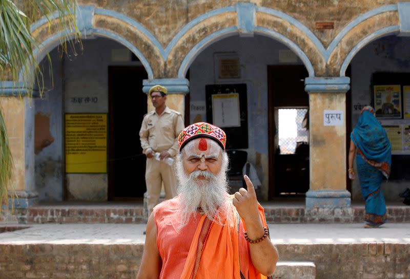 FILE PHOTO: Voting in the fifth phase of India's general election