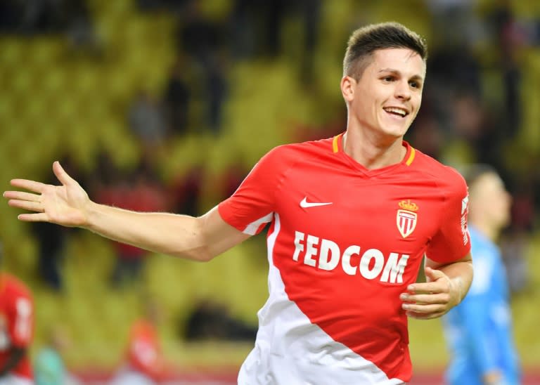 Monaco's Argentinian forward Guido Carrillo has hit form in recent days