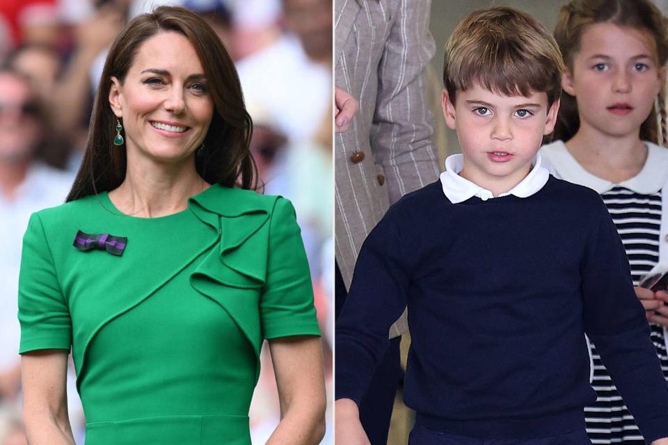  Kate Middleton at Wimbledon on July 16, Prince Louis at the Royal International Air Tattoo on July 14. 