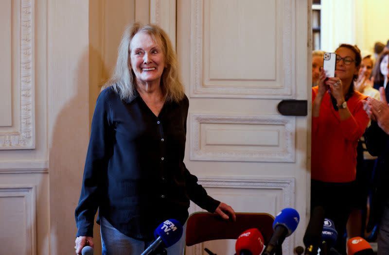 French novelist Annie Ernaux winner of 2022 Nobel Prize in Literature