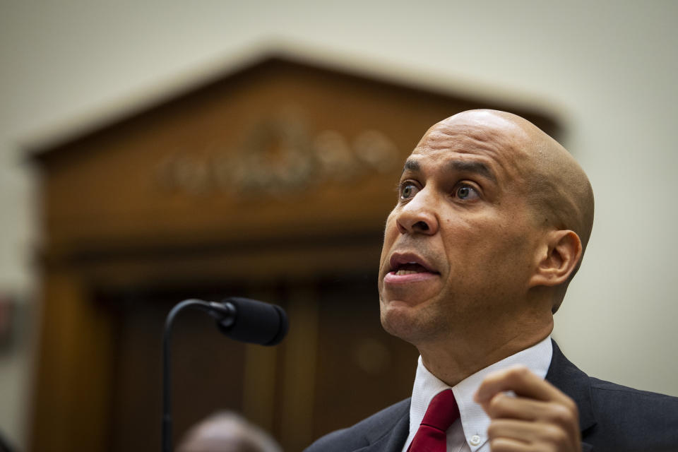 Sen. Cory Booker unveiled a plan Thursday&nbsp;that would grant clemency and early release to thousands of federal drug offenders &ldquo;serving unjust and excessive sentences.&rdquo; (Photo: Congressional Quarterly via Getty Images)