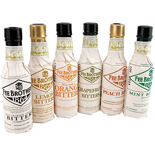 13) Cocktail Bitters, set of 6