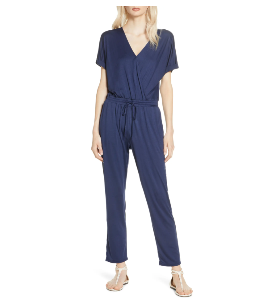 Chelsea28 Faux Wrap Jumpsuit. Image via Nordstrom.