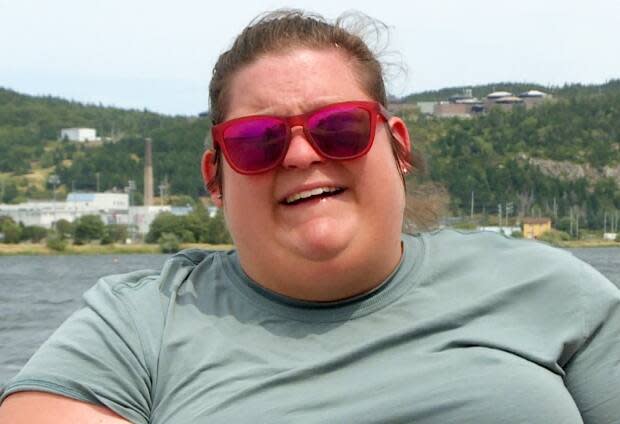 Hayley Redmond is one of Able Sail NL's more experienced sailors. She says sailing provides freedom for people with disabilities.  (Josée Basque/CBC - image credit)