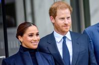 <p>The Duke and Duchess of Sussex have embarked on a tour of New York, marking their first string of public appearances since relocating to the States in early 2020. It's their first trip together to the city, during which they've already visited the <a href="https://www.harpersbazaar.com/uk/celebrities/news/a37705634/prince-harry-meghan-markle-nyc-deblasio-visit/" rel="nofollow noopener" target="_blank" data-ylk="slk:One World Observatory in Manhattan,;elm:context_link;itc:0;sec:content-canvas" class="link ">One World Observatory in Manhattan,</a> paid their respects at the 9/11 Memorial Museum, <a href="https://www.harpersbazaar.com/uk/culture/culture-news/a37741413/harry-meghan-speech-global-citizen-live/" rel="nofollow noopener" target="_blank" data-ylk="slk:appeared on stage at the Global Citizen Live festival;elm:context_link;itc:0;sec:content-canvas" class="link ">appeared on stage at the Global Citizen Live festival</a> in Central Park, and made a visit to a school in Harlem. </p><p>The couple are known for using their platform to highlight important global issues that they believe in. Their New York visit was no different as it was planned around their Global Citizen Live appearance, during which they gave a passionate speech calling for global vaccine equity.</p><p>"Every single person on this planet has a fundamental right to get this vaccine," <a href="https://www.harpersbazaar.com/uk/culture/culture-news/a37741413/harry-meghan-speech-global-citizen-live/" rel="nofollow noopener" target="_blank" data-ylk="slk:Meghan said.;elm:context_link;itc:0;sec:content-canvas" class="link ">Meghan said.</a> "That's the point. But that's not happening. And while in this country and many others you can go almost anywhere and get vaccinated, billions of people around the world cannot."</p><p>In addition to their work drawing attention to worthwhile causes, the duchess has also been showcasing a series of immaculate outfits, proving once again that she's a master in the art of high-low dressing - and that being taken seriously and looking stylish are not mutually exclusive. As well as showing off some new additions to her impressive handbag collection (<a href="https://www.harpersbazaar.com/uk/fashion/what-to-wear/a22525268/where-to-buy-meghan-markles-handbags/" rel="nofollow noopener" target="_blank" data-ylk="slk:shop her favourites here;elm:context_link;itc:0;sec:content-canvas" class="link ">shop her favourites here</a>), the royal stuck to her tried-and-tested style formula and proved a great example of why we should<a href="https://www.harpersbazaar.com/uk/fashion/fashion-news/a37706089/meghan-markle-new-york/" rel="nofollow noopener" target="_blank" data-ylk="slk:all find our own uniform.;elm:context_link;itc:0;sec:content-canvas" class="link "> all find our own uniform.</a> </p><p>See highlights from Harry and Meghan's New York tour, here:</p>
