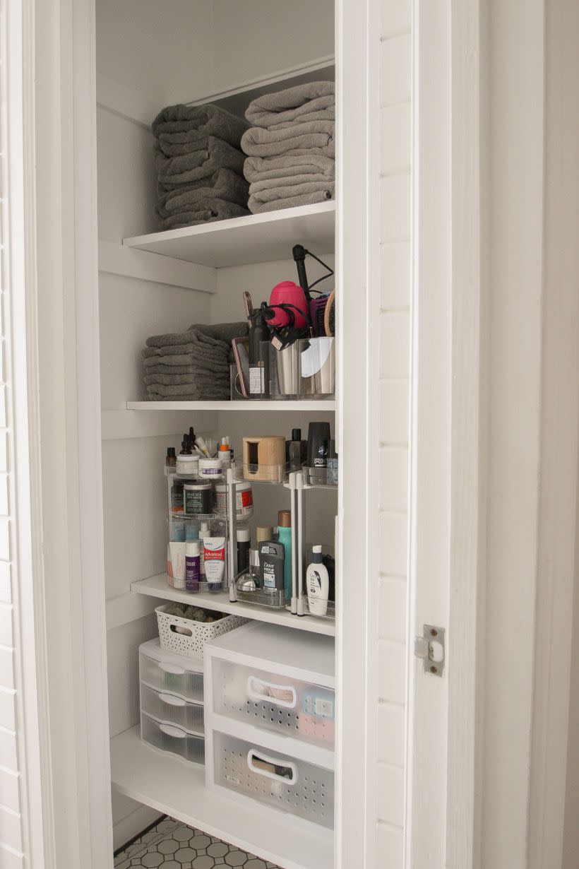 bathroom storage ideas closet storage