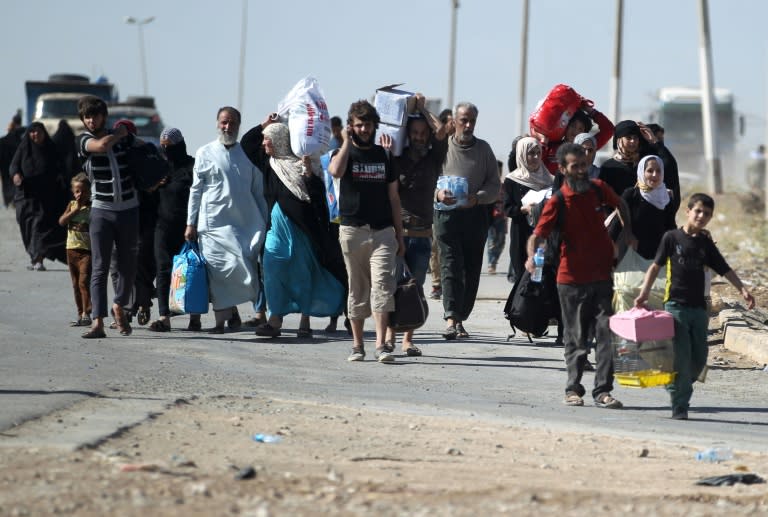 Tens of thousands of Iraqis have been displaced since the Islamic State group seized swathes of the country in 2014