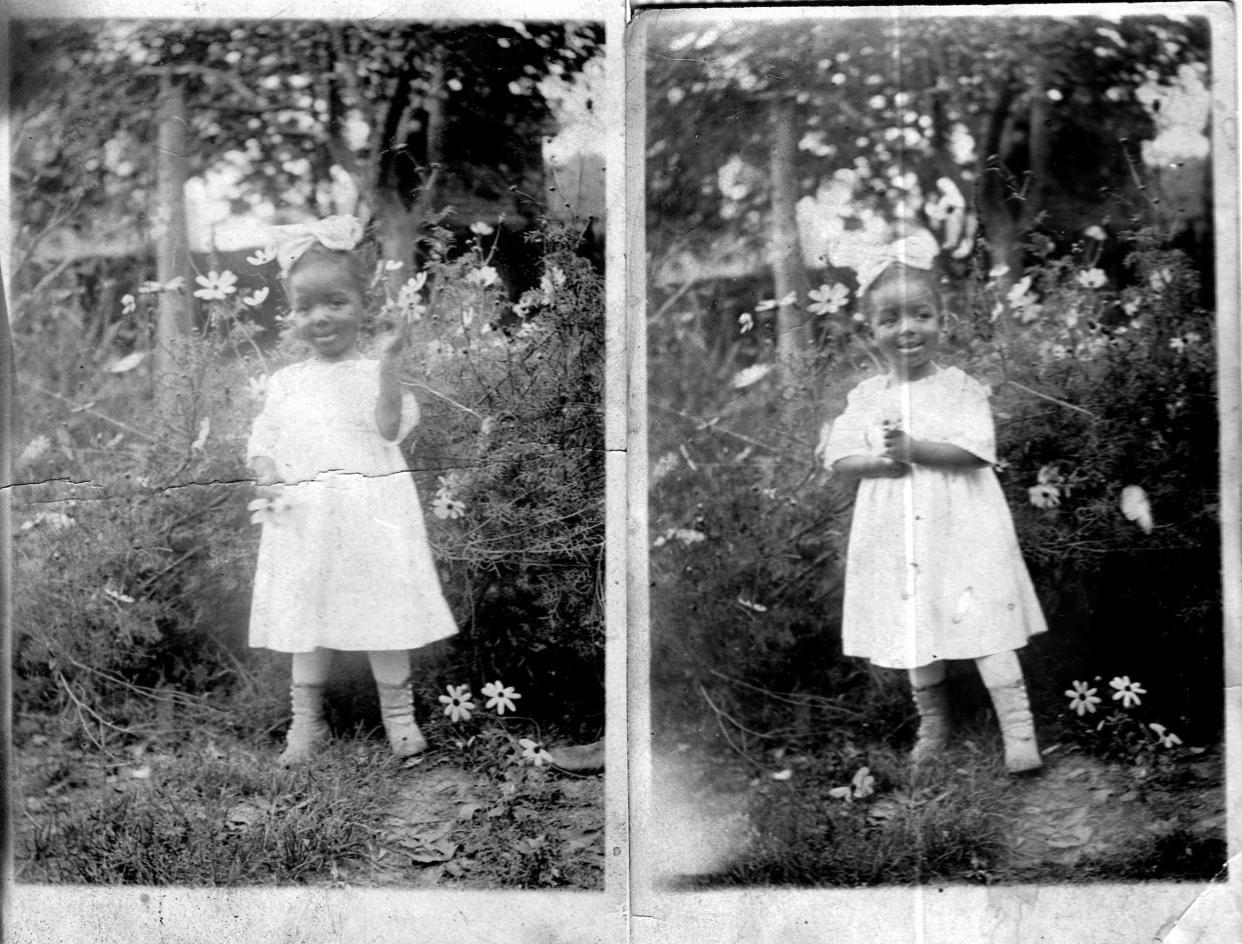 Edith Renfrow Smith at the age of two in Grinnell, Iowa. (Courtesy Edith Renfrow Smith)