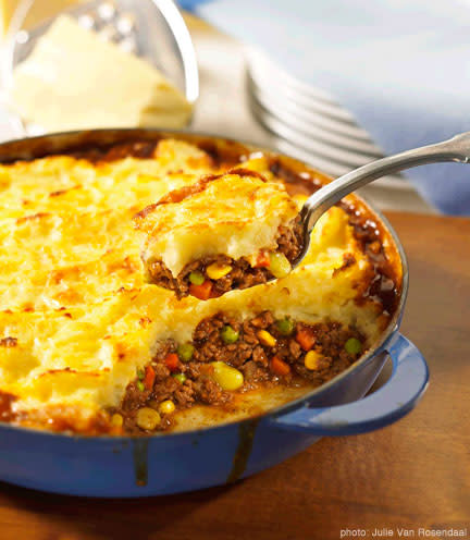 Cheddar Sirloin Shepherd's Pie