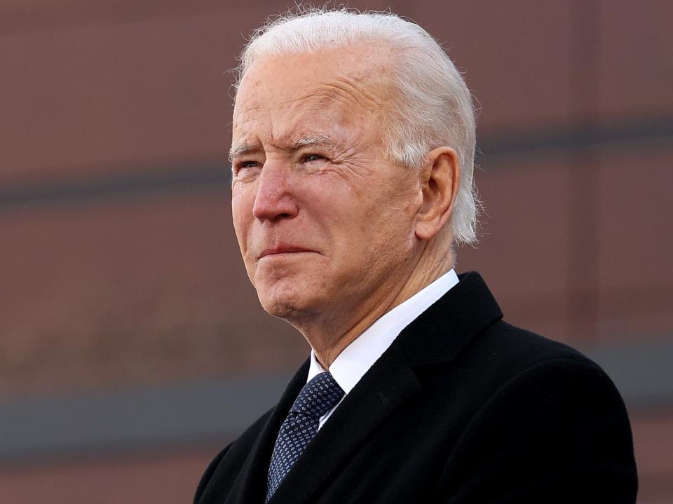 Prime minister Boris Johnson has said he is looking forward to working closely with Joe Biden as America’s president-elect prepares to take office (Chip Somodevilla/Getty Images)