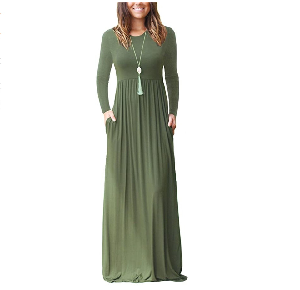 Hao Mei Li Women's Maxi Casual Dress. Image via Amazon.