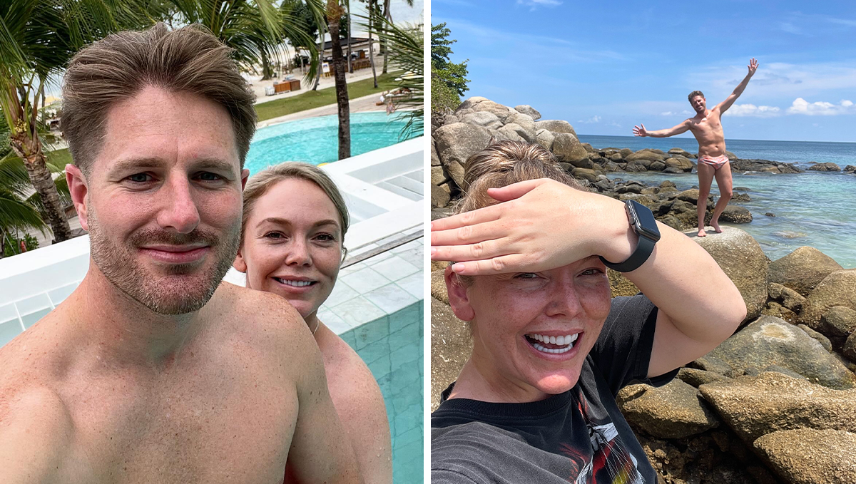 MAFS’ Bryce Ruthven and Melissa Rawson on honeymoon in Thailand.