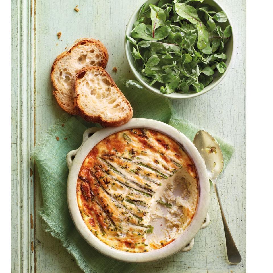 best crab recipes crab and asparagus clafoutis