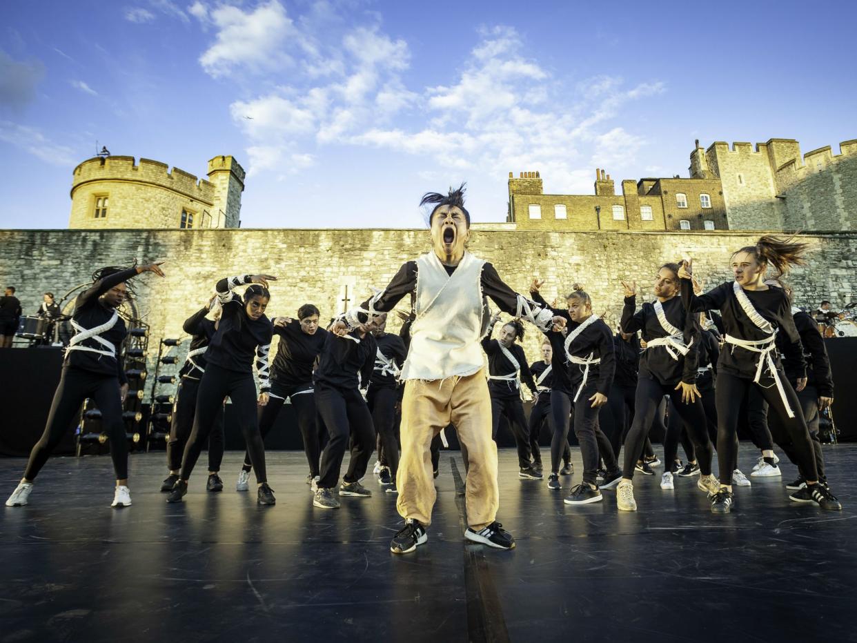 'East Wall' at the Tower: Jonadette Carpio of One Youth Dance and University of East London Dance Collective: Richard Leahair