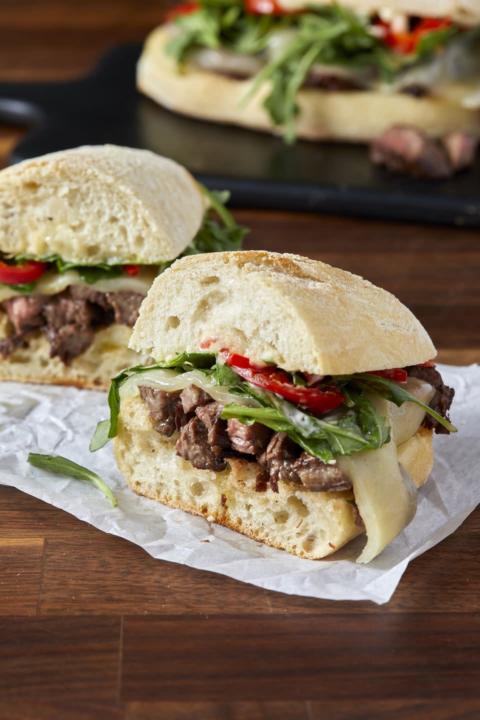 <p>If there's one steak <a href="https://www.delish.com/cooking/g1590/easy-lunch-sandwiches/" rel="nofollow noopener" target="_blank" data-ylk="slk:sandwich recipe;elm:context_link;itc:0;sec:content-canvas" class="link ">sandwich recipe</a> to commit to memory, this is it. Our recipe is toasty, juicy, and smothered in melty Provolone and a homemade <a href="https://www.delish.com/cooking/recipe-ideas/a35702019/garlic-aioli-recipe/" rel="nofollow noopener" target="_blank" data-ylk="slk:garlic aioli;elm:context_link;itc:0;sec:content-canvas" class="link ">garlic aioli</a>. It's also the best way to give <a href="https://www.delish.com/cooking/recipe-ideas/a23365148/how-to-pan-fry-steak/" rel="nofollow noopener" target="_blank" data-ylk="slk:leftover steak;elm:context_link;itc:0;sec:content-canvas" class="link ">leftover steak</a> new life.</p><p>Get the <strong><a href="https://www.delish.com/cooking/recipe-ideas/recipes/a53167/steak-sandwich-recipe/" rel="nofollow noopener" target="_blank" data-ylk="slk:Steak Sandwich recipe;elm:context_link;itc:0;sec:content-canvas" class="link "><del>Steak Sandwich</del> recipe</a></strong>.</p>