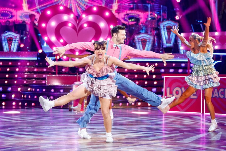 Ellie Leach and Vito Coppola danced to “Love Machine” (BBC/Guy Levy)