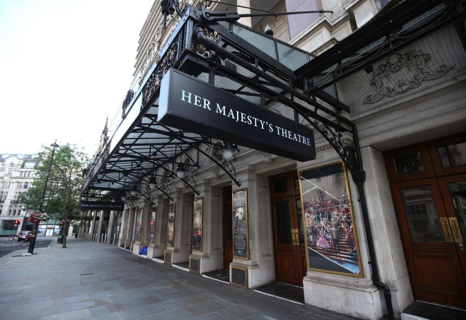 Her Majesty's Theatre, previously showing The Phantom of the OperaPA