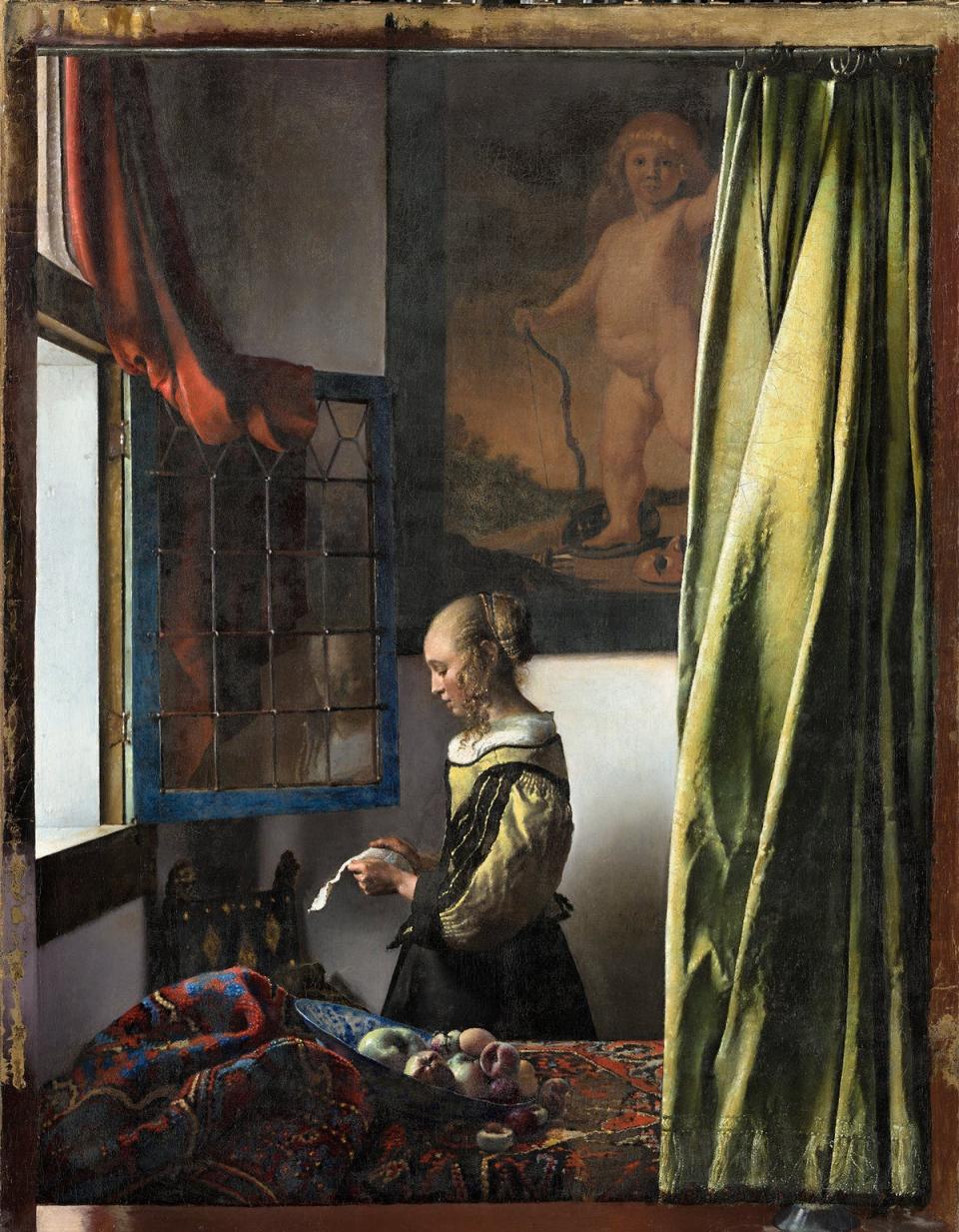 Girl Reading a Letter at an Open Window, Johannes Vermeer, 1657-58 (Gemäldegalerie Alte Meister, Dresden. Photo: Wolfgang Kreische)