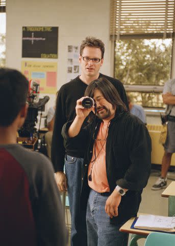 <p>Courtesy of Paramount Home Entertainment</p> Behind the scenes of Mean Girls filming in 2004