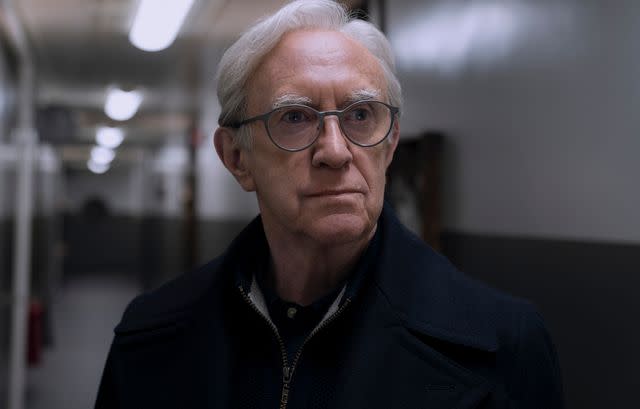 <p>Ed Miller/Netflix</p> Jonathan Pryce as Mike Evans in '3 Body Problem'